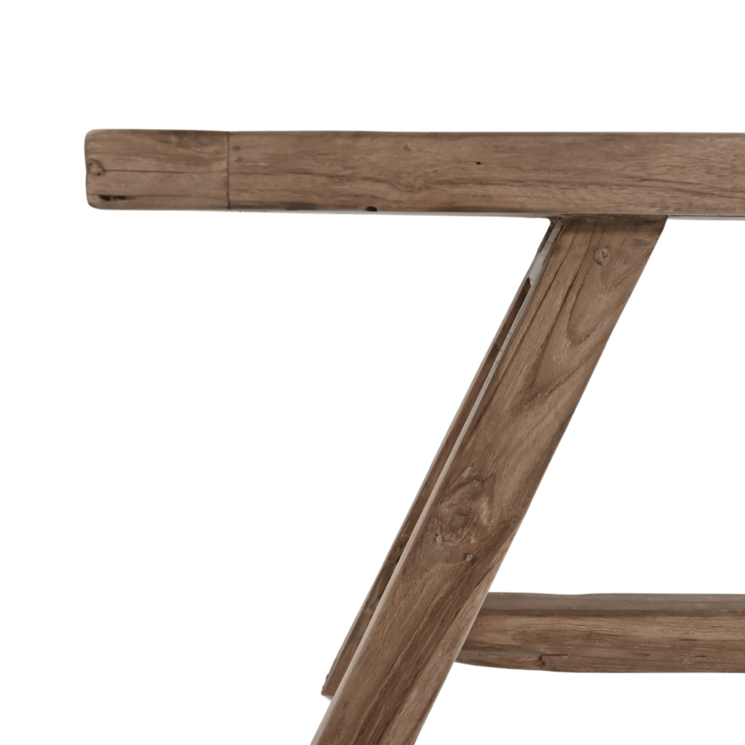 Zoco Home Furnitures Recycled Teak Bench | Natural 150x30x45cm