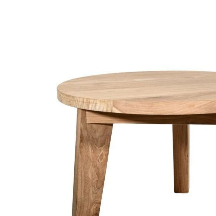 Zoco Home Furniture Round Teak Coffee Table | 50cm