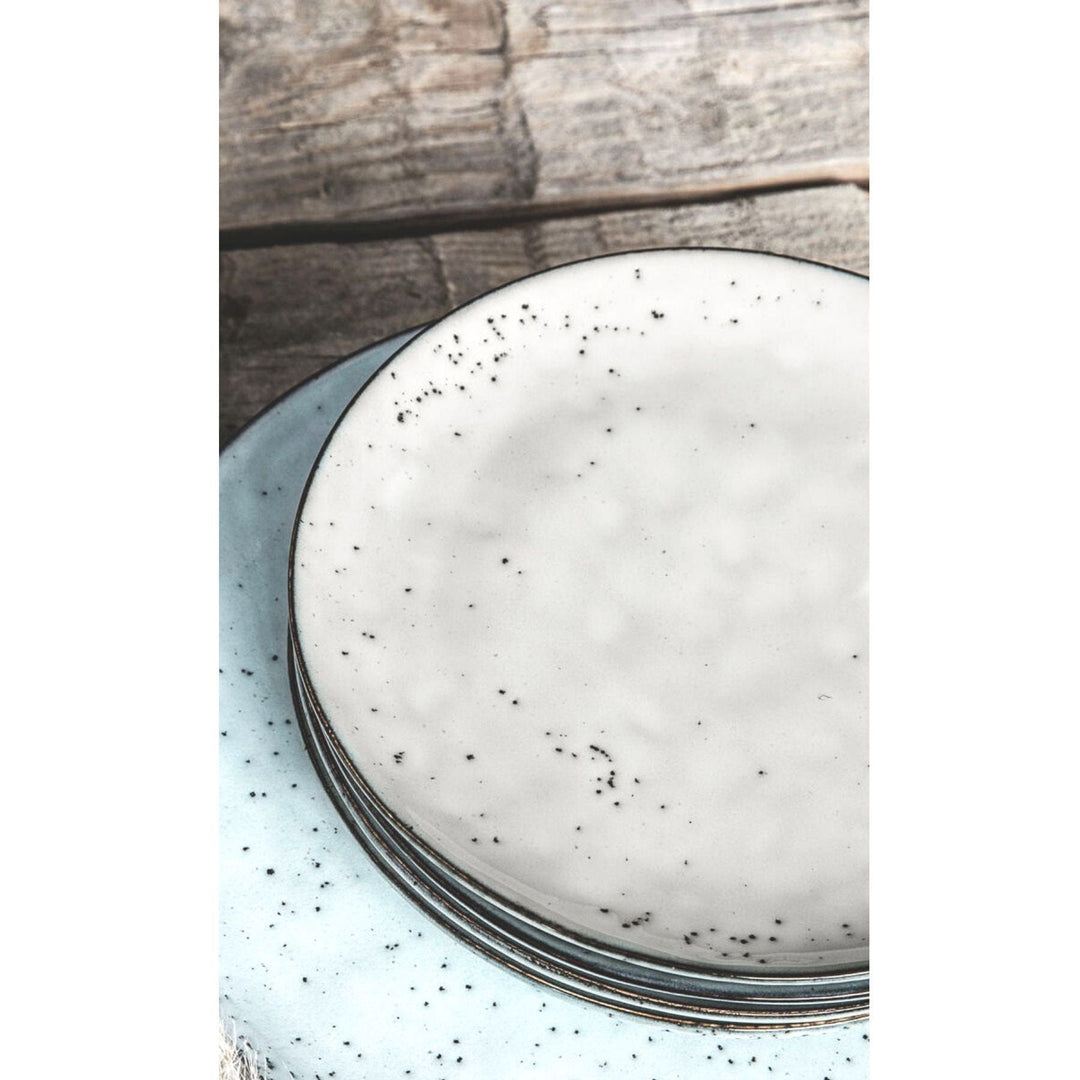 Zoco Home Rustic Cake Plate | Grey/Blue | 20cm