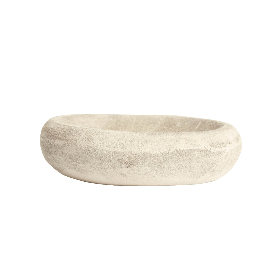 Zoco Home Sandstone bowl | Natural 10x3cm