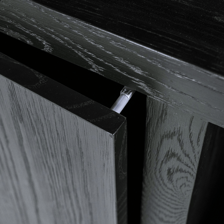 Zoco Home Soho Cabinet | Black 120x42x170 cm