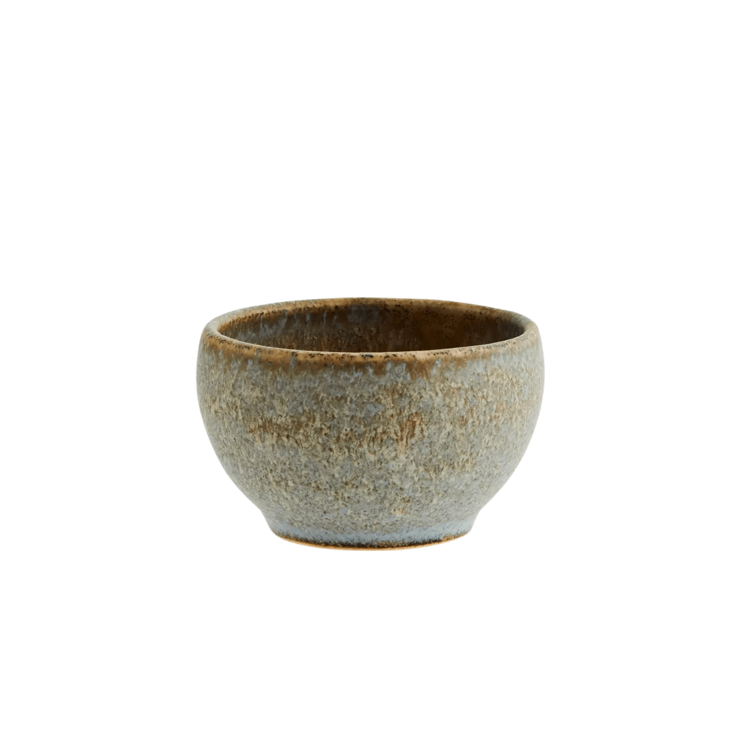 Zoco Home Stoneware Bowl | Taupe/Light Grey 7.5x4.5cm