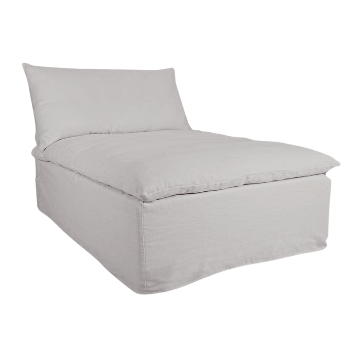 Zoco Home Tarifa Linen Chaise Longue Sofa | One Seater