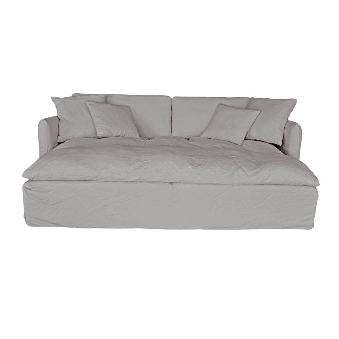 Zoco Home Furniture Tarifa Linen Lounge Sofa | 240x190x80cm