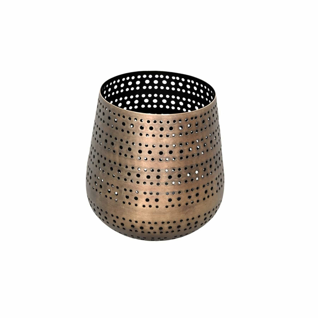 Zoco Home Candle Holder Tealight Candle Holder | Brown 13x13cm