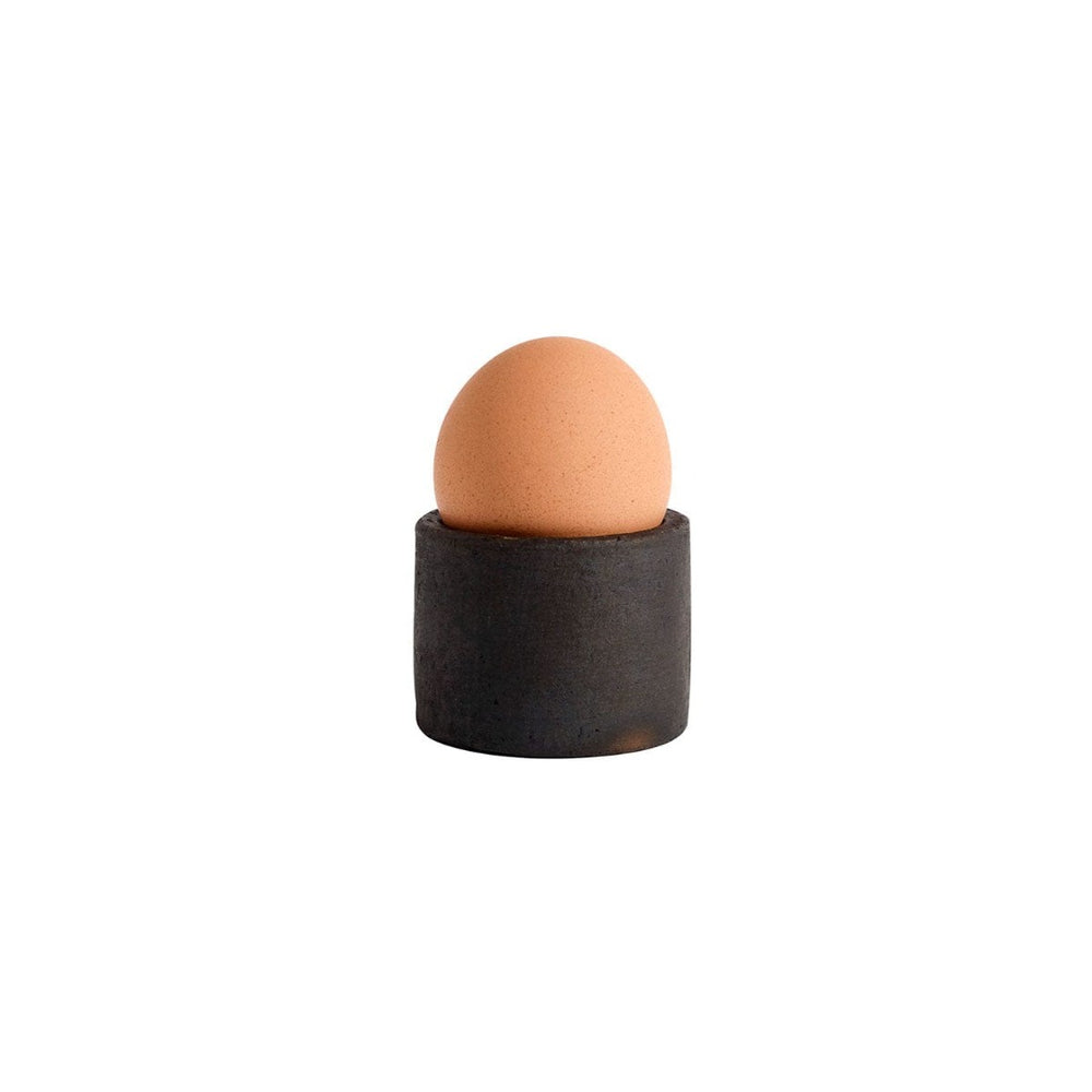 Zoco Home Terracotta Egg Cup | Brown/Black 4x4.5cm