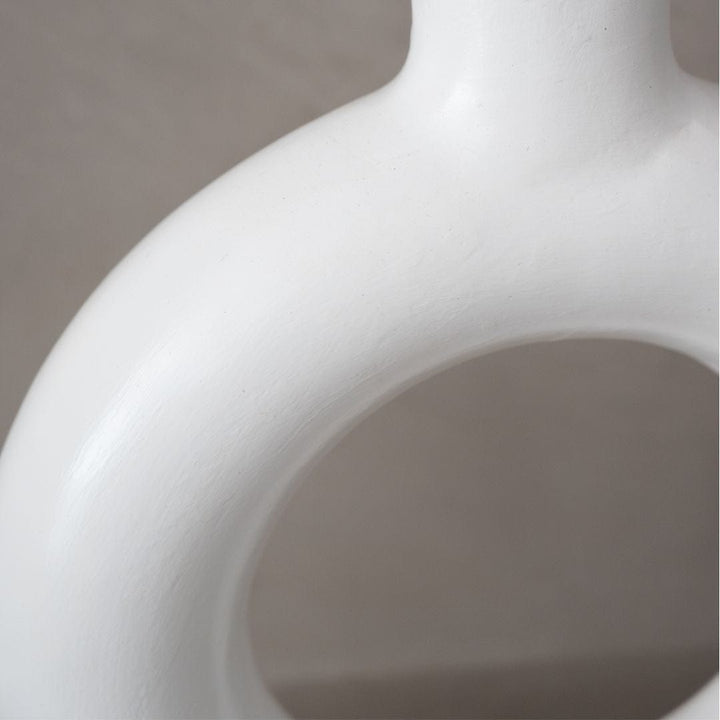 Zoco Home Terracotta Vase | White 30cm