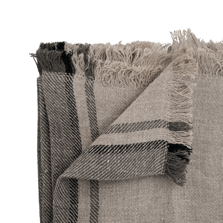 Zoco Home Textiles Tizza Linen Bedspread | Kaki 135x190cm