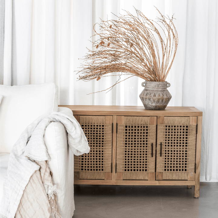 Zoco Home Furniture Tulum Cabinet | Rope | 140x40x70cm