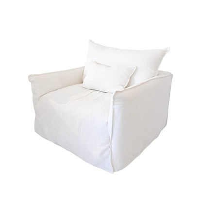 Zoco Home Furniture Tulum Linen Sofa | One Seater