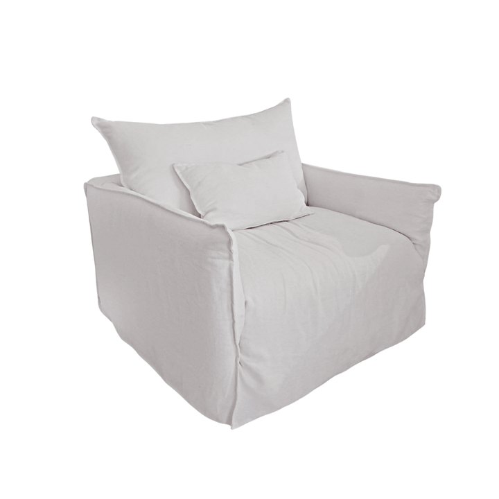Zoco Home Furniture Tulum Linen Sofa | One Seater