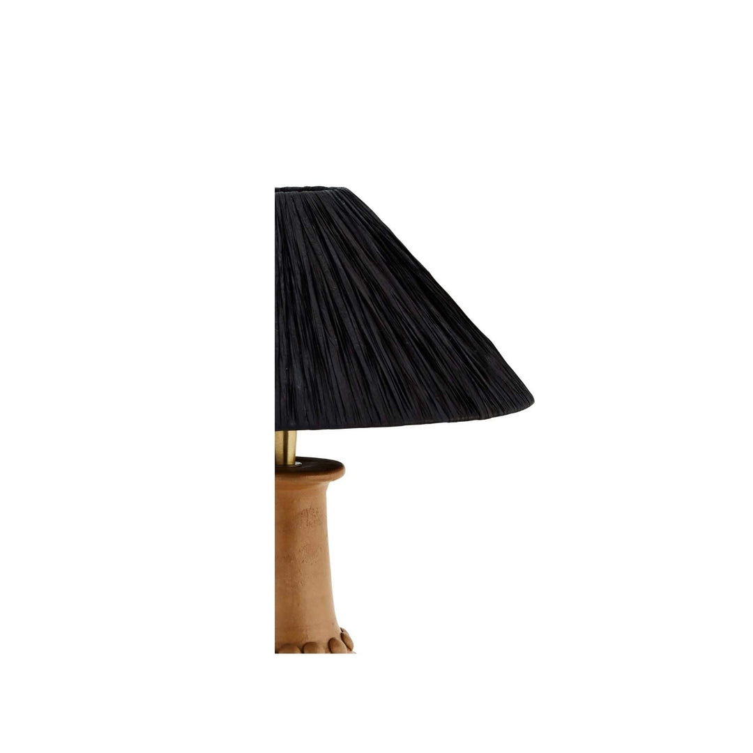 Zoco Home Kitchenware Tulum Table Lamp | Black Raffia | 30x43cm