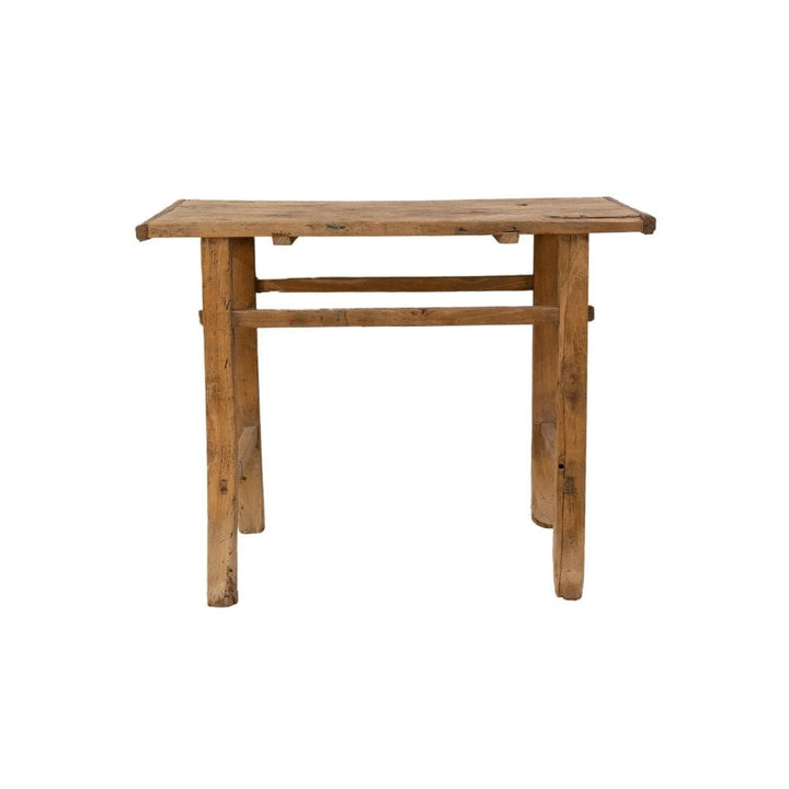Zoco Home Furnitures Vintage Elm Wood Console Table | 100x45x80cm