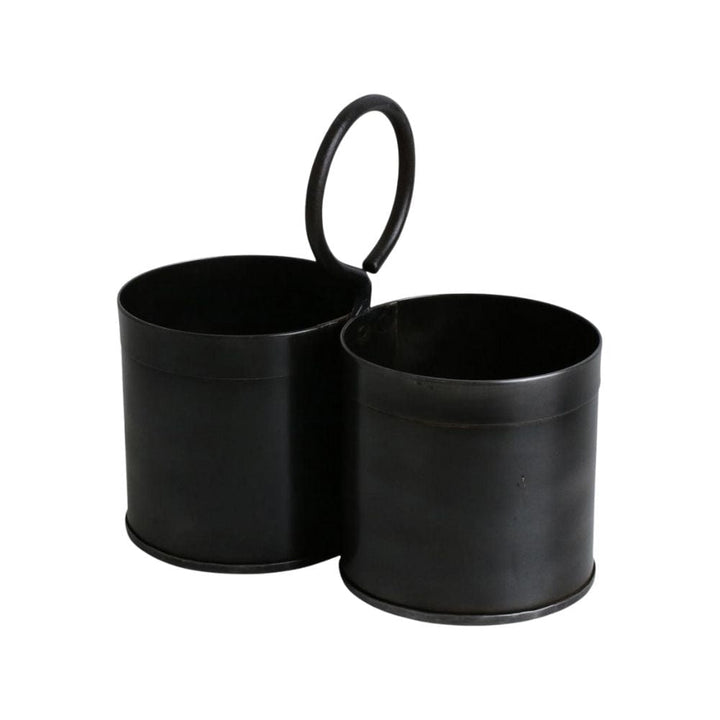 Zoco Home Home accessories Vintage Finished Double Vegetable Holder | Black