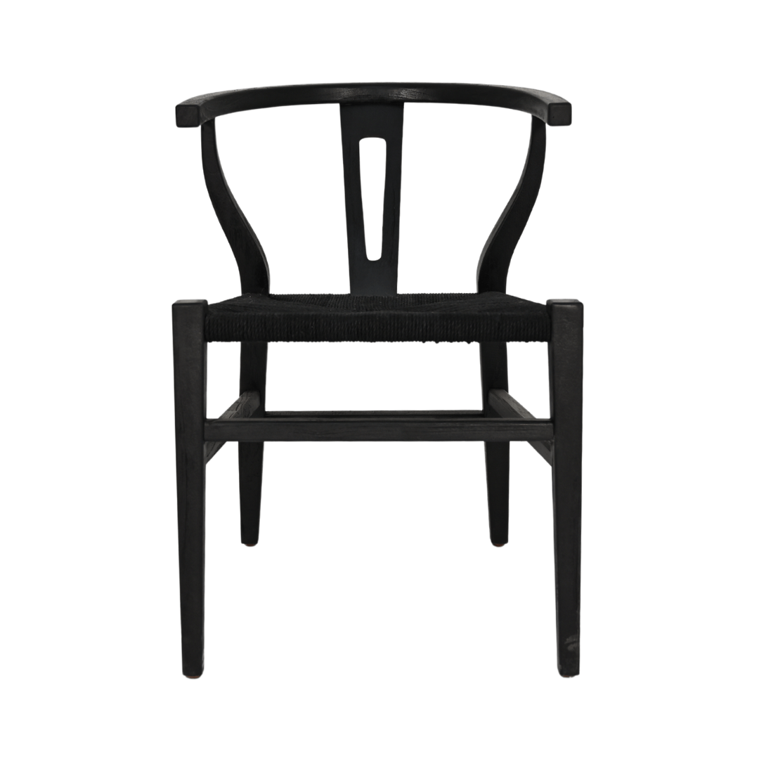 Zoco Home Furniture Wishbone Chair | Black