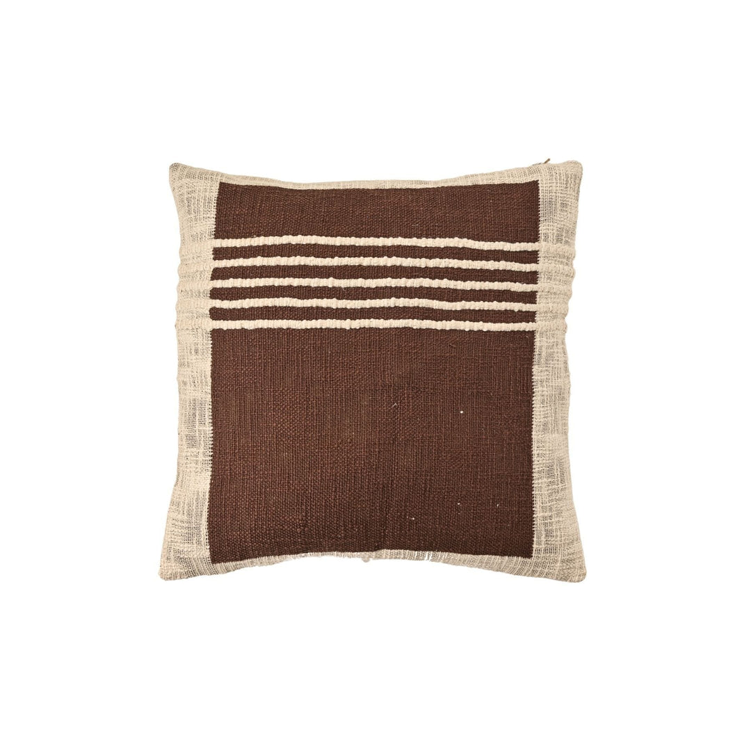 Zoco Home Yarn Cushion | Natural/Brown 50x50cm