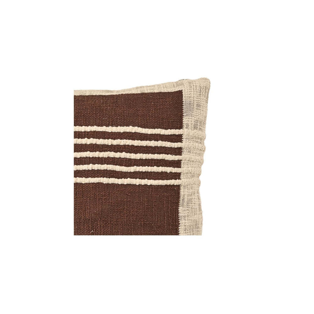 Zoco Home Yarn Cushion | Natural/Brown 50x50cm